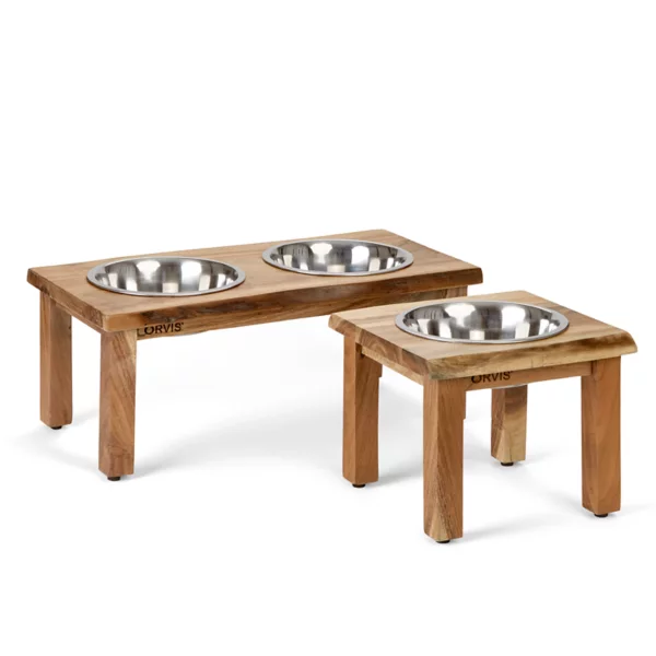 Natural Edge Dog Feeder