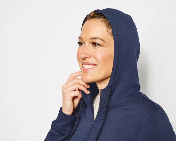 Odyssey High-and-Low Full-Zip Hoodie