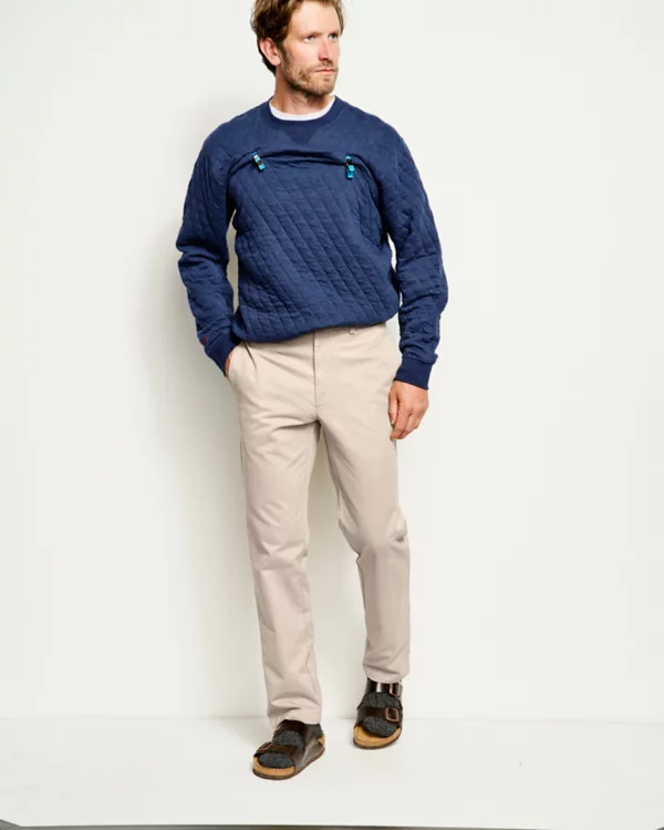 Ultimate Khakis Trim Fit Plain Front