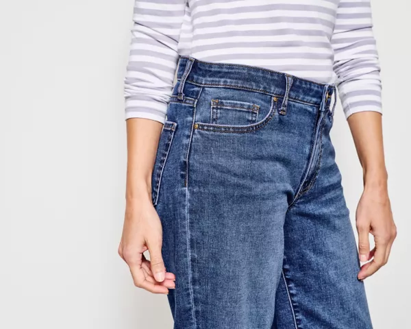 Kut from the Kloth® Charlotte Denim Wide-Crop Jeans