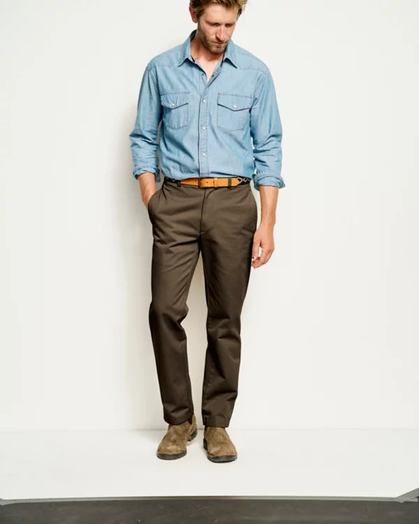 Ultimate Khakis Plain Front