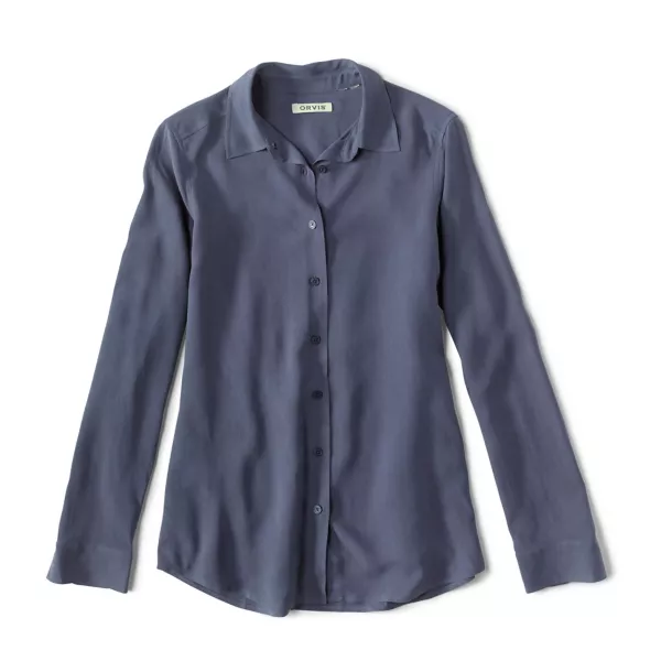 Long-Sleeved Everyday Silk Shirt