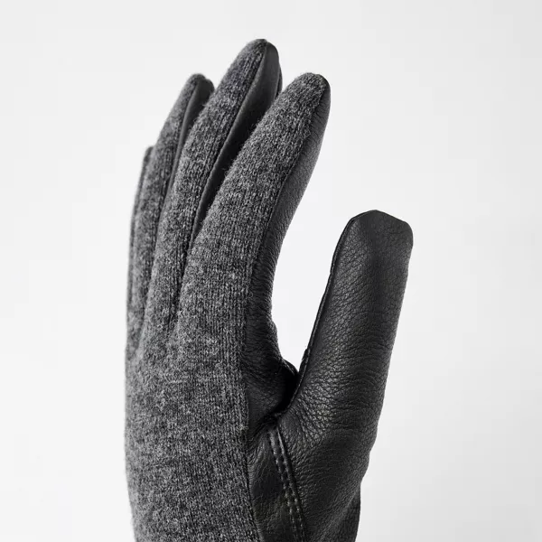 Hestra Deerskin Wool Tricot Gloves