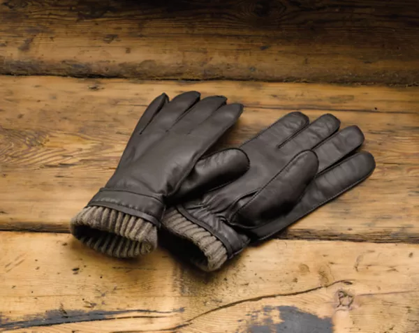 Dorset Goatskin-and-Cashmere Gloves