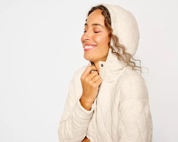 Lived-In Quilted Hoodie