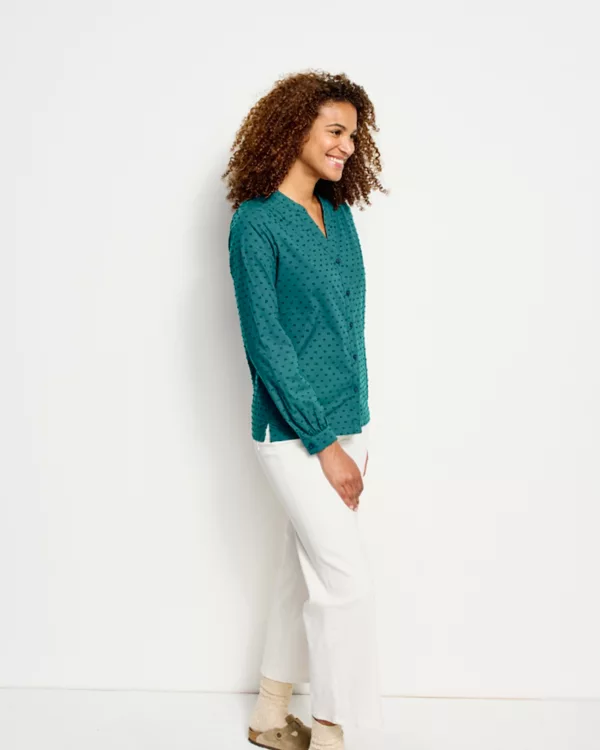 Wander Long-Sleeved Textured Shirt