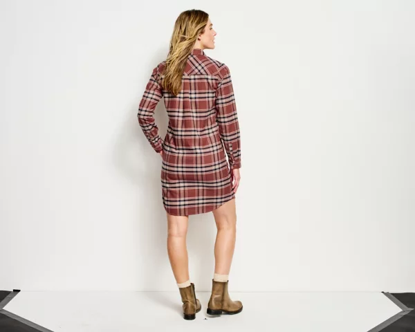 Lodge Flannel Shirt Dress