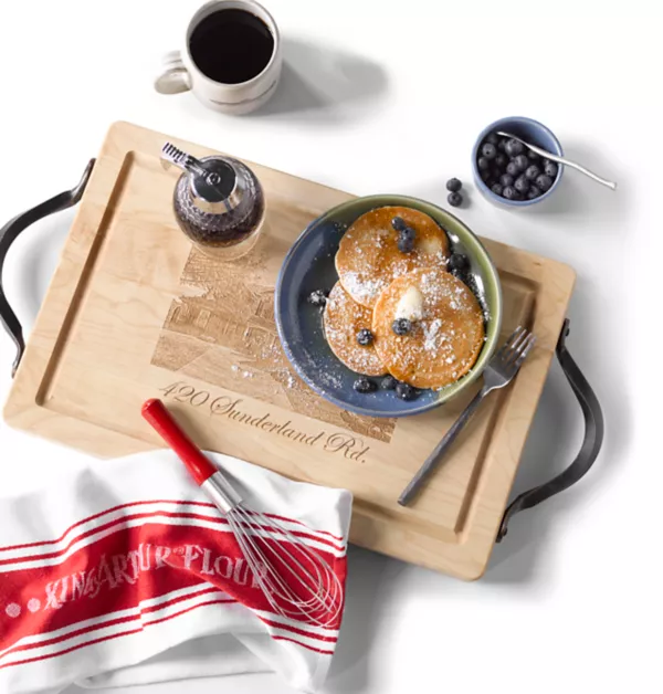 Personalized Etched House Cutting Board