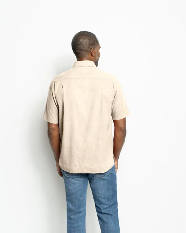 Hemp/TENCEL Stretch Short-Sleeved Shirt