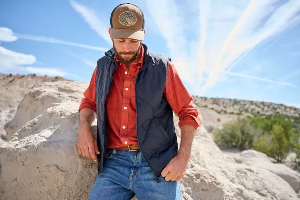 Waxed Cotton Trout Sip Trucker Hat