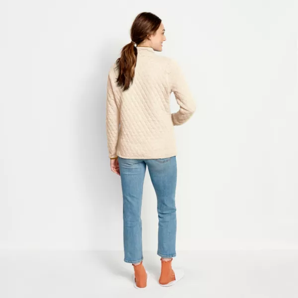 Women's Outdoor Quilted Snap Sweatshirt