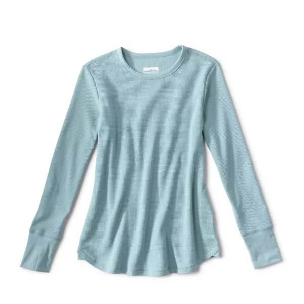 Fireside Waffle Long-Sleeved Crew