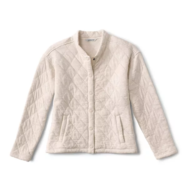 Lived-In Quilted Bomber Jacket