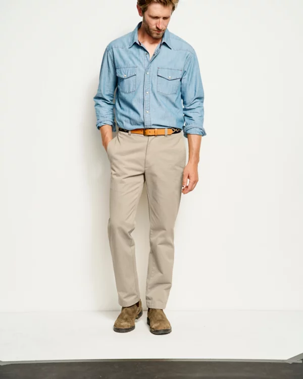 Ultimate Khakis Plain Front