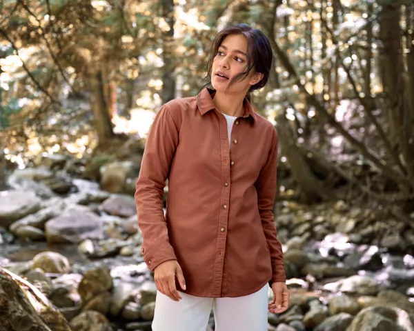 Garment-Dyed Corduroy Shirt