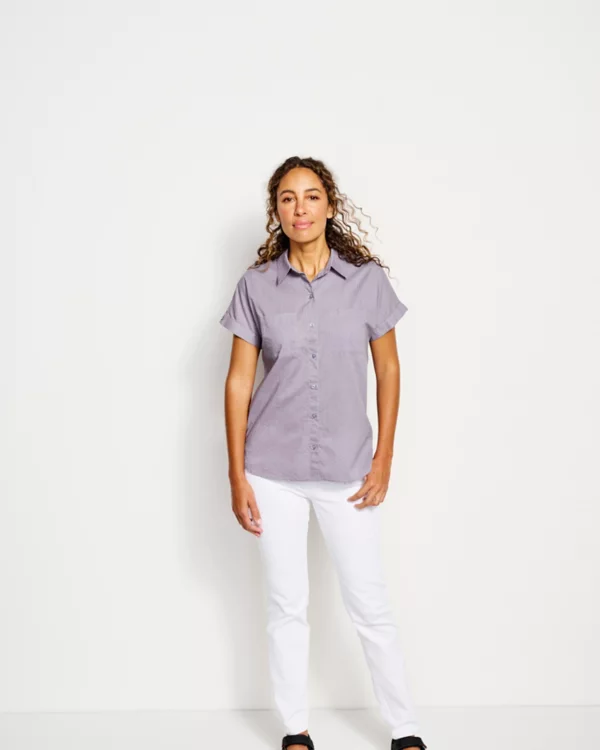 Easy Printed Short-Sleeved Camp Shirt