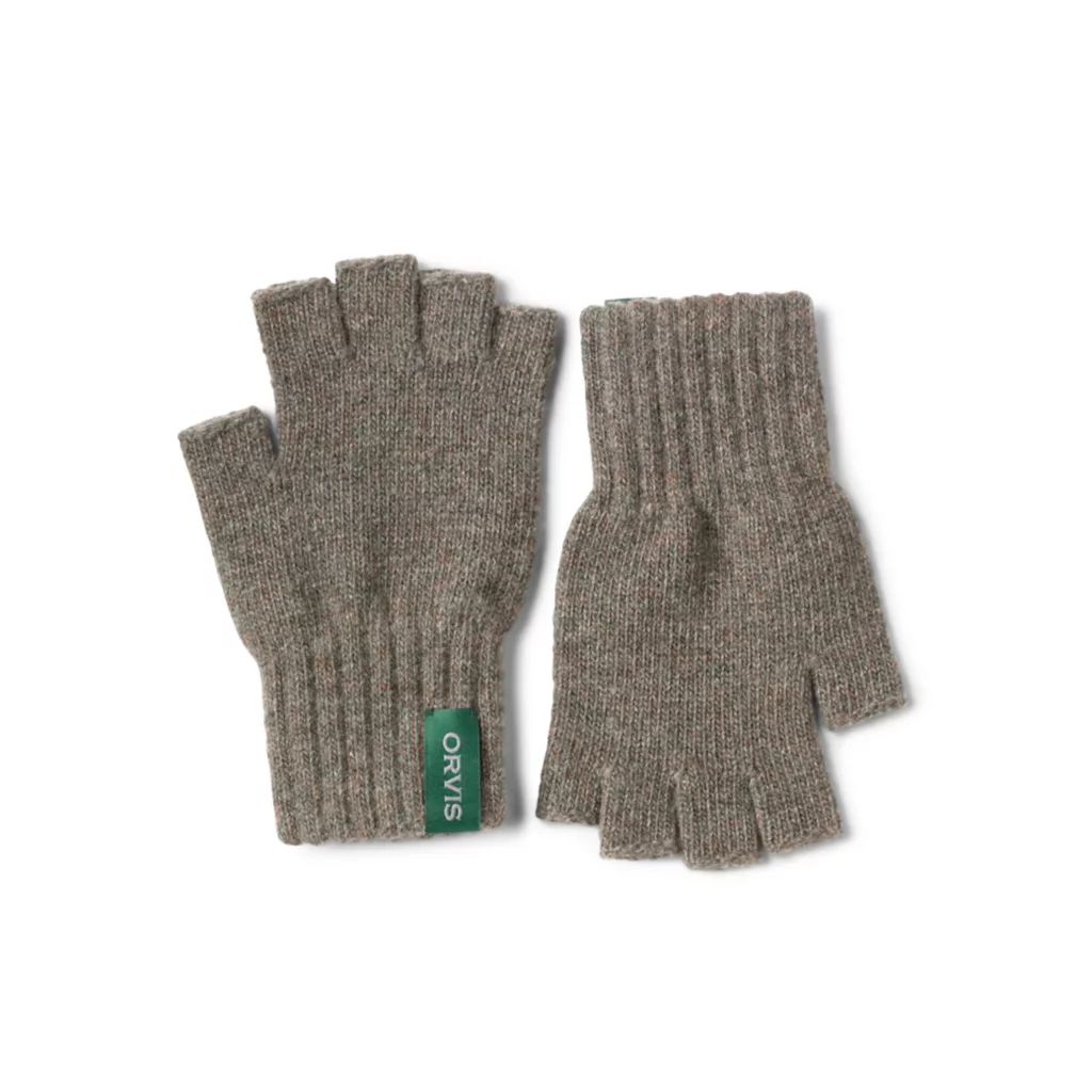 Fingerless Rag Wool Gloves