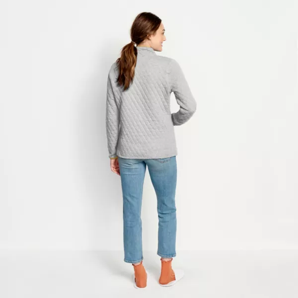 Women's Outdoor Quilted Snap Sweatshirt