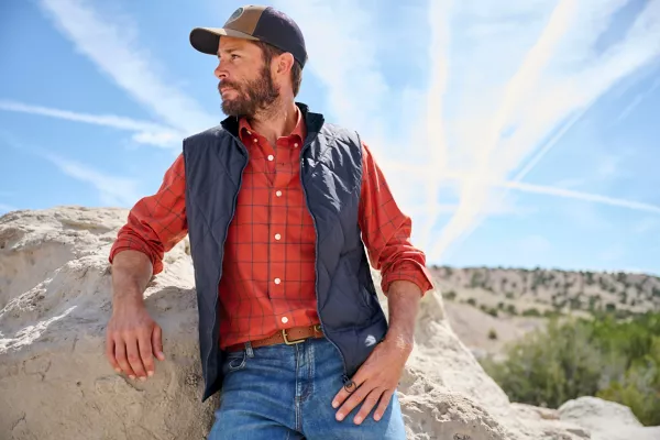 Waxed Cotton Trout Sip Trucker Hat