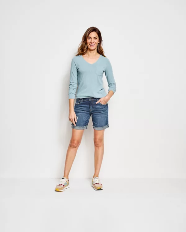 Kut from the Kloth® Catherine Boyfriend 7" Shorts