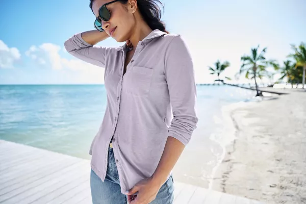 Canyon Button-Front Tee