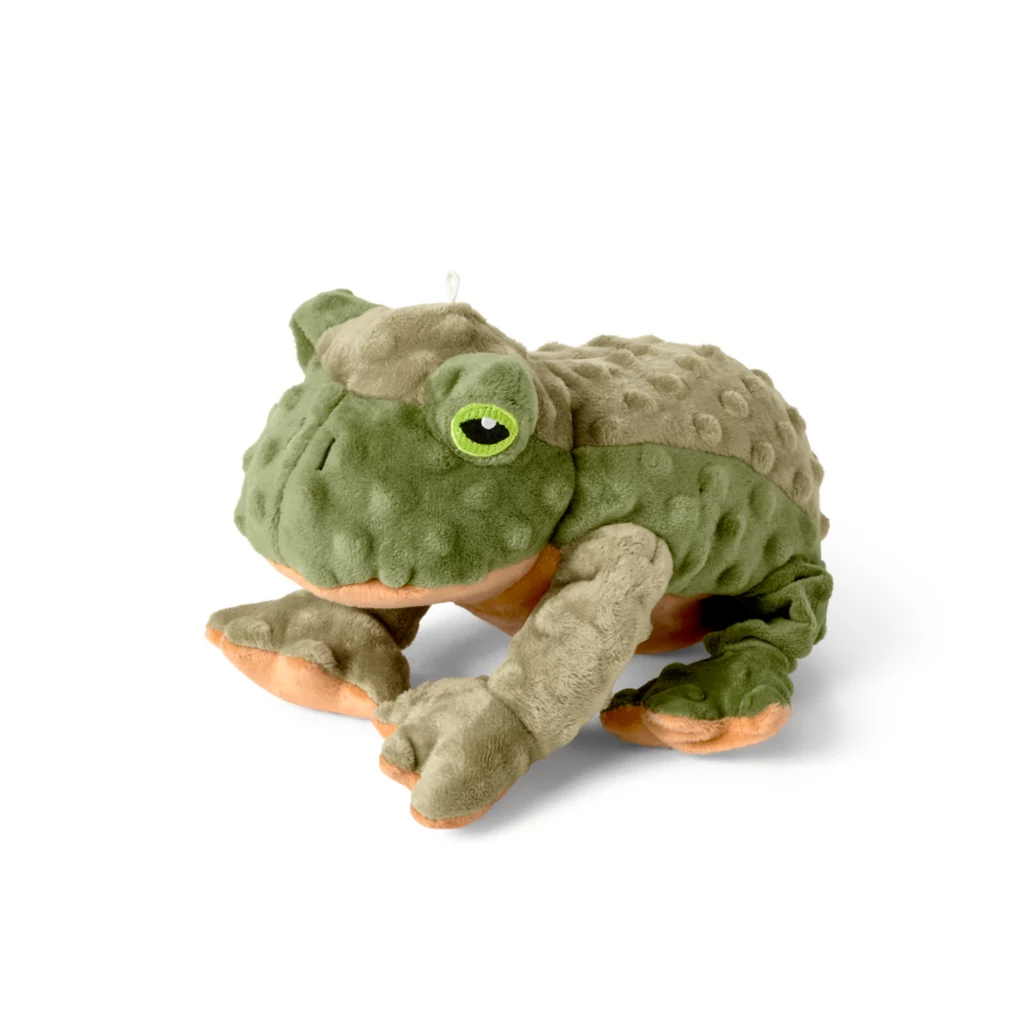 Animated Plush Frog Dog Toy