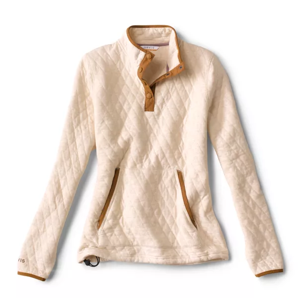 Women's Outdoor Quilted Snap Sweatshirt