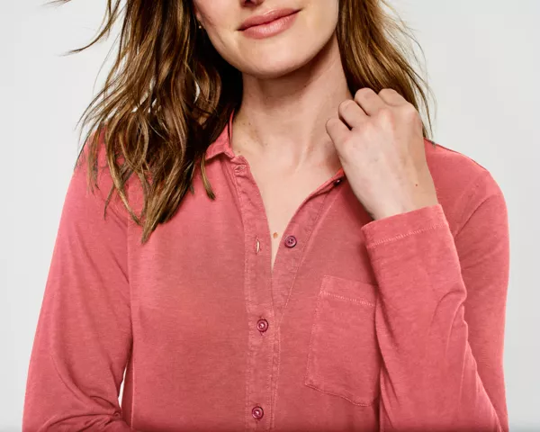 Canyon Button-Front Tee