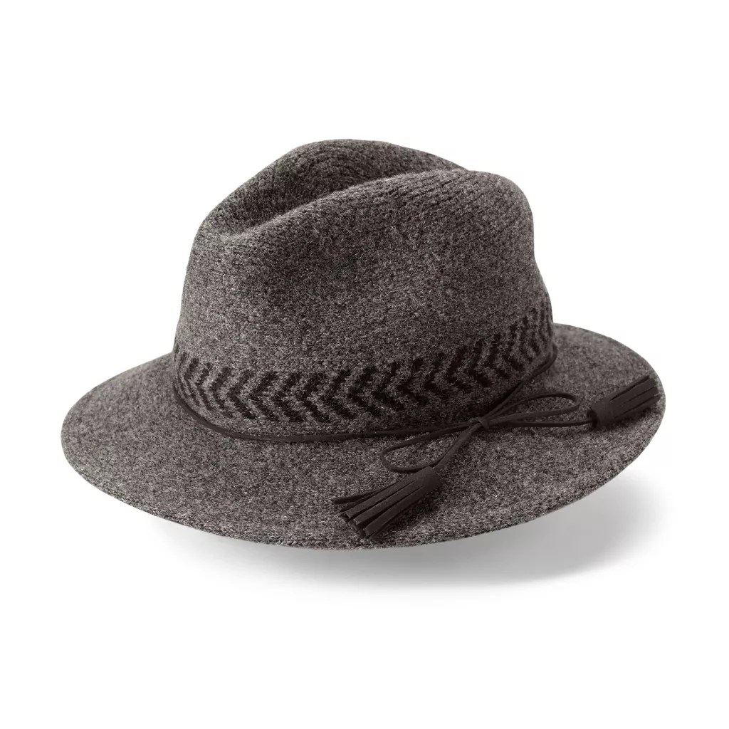 Women's Wool-Blend Knit Panama Hat