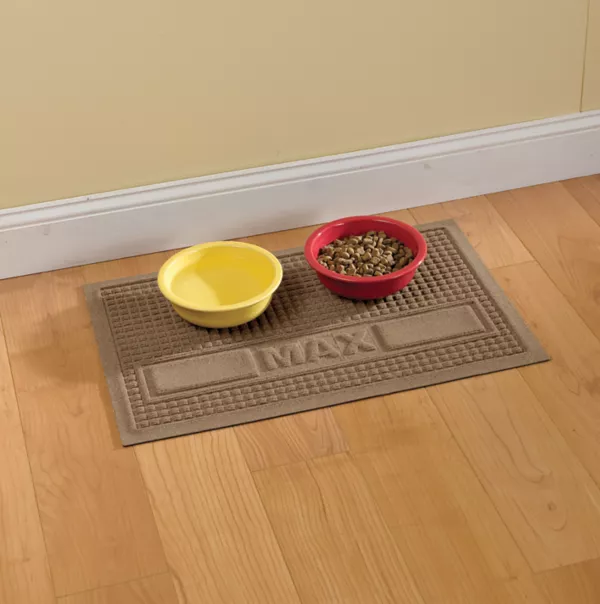 Personalized Recycled Water Trapper® Grid Pet Placemat