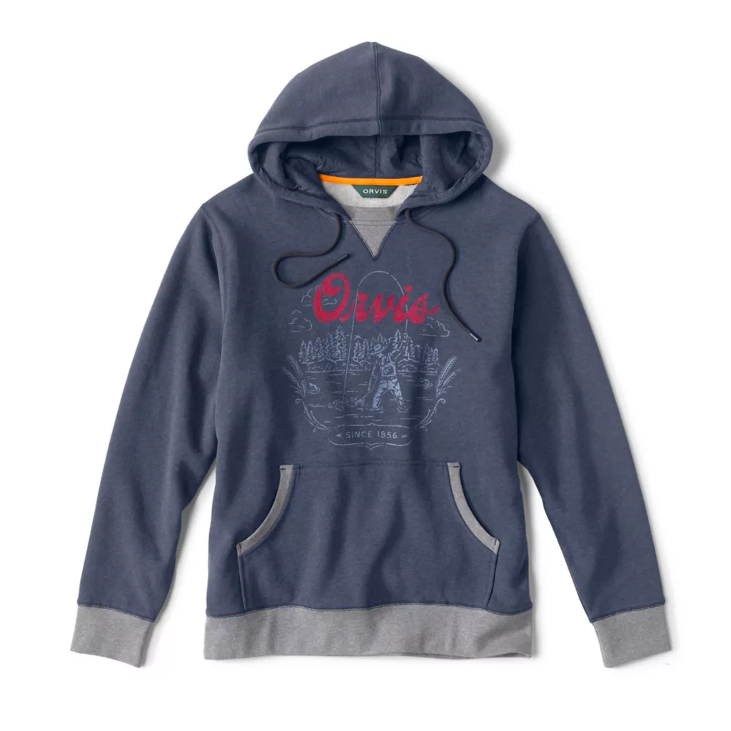 Vintage Logo Split-Neck Sweatshirt