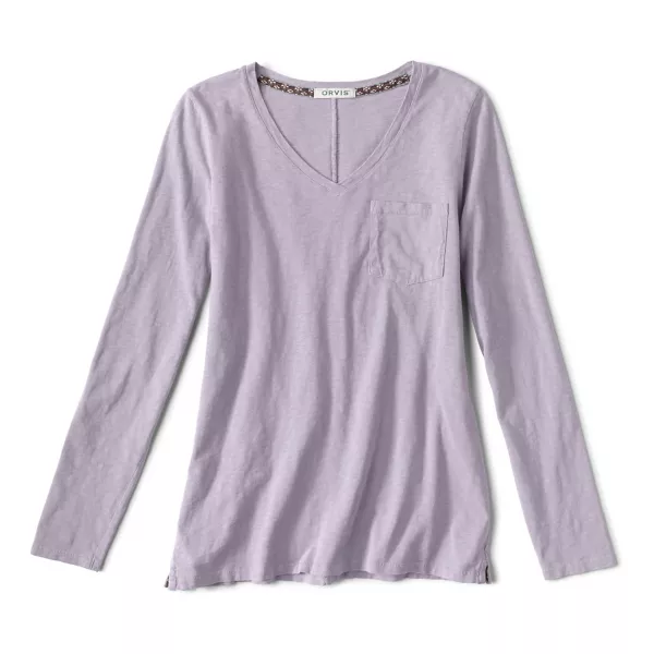 Canyon V-Neck Long-Sleeved Tee
