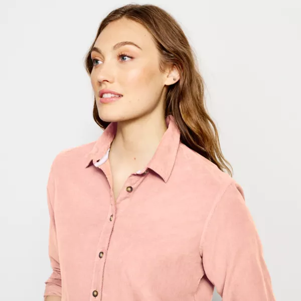 Garment-Dyed Corduroy Shirt