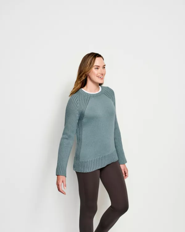 Plaited Rib Detail Sweater