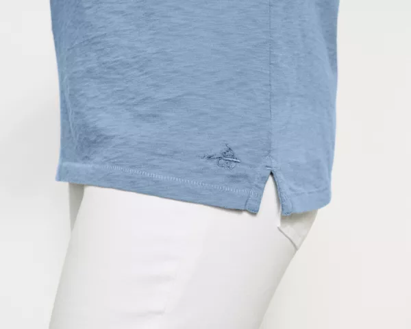 Canyon Garment-Dyed V-Neck Short-Sleeved Tee