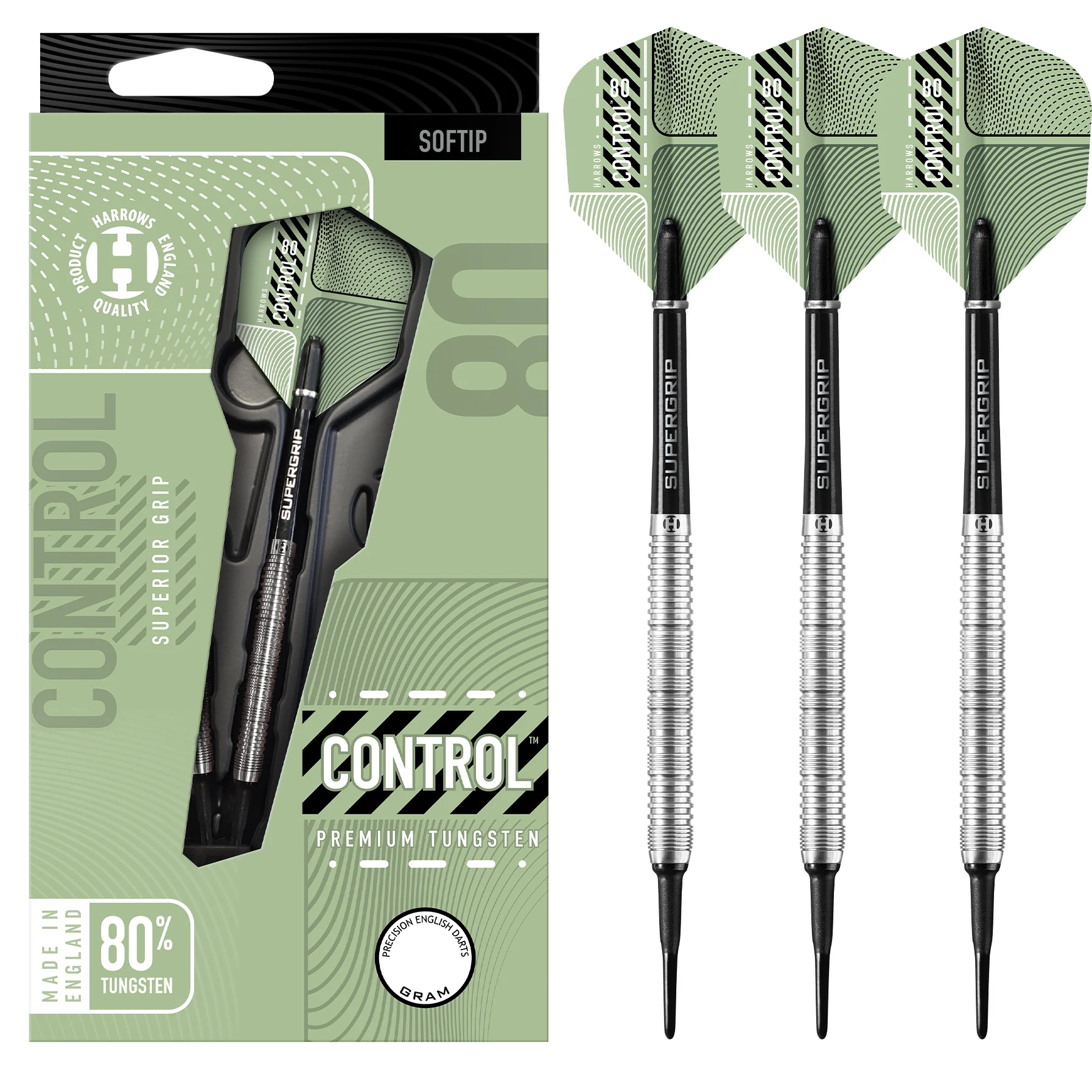 Control 80% Parallel Soft Tip Darts