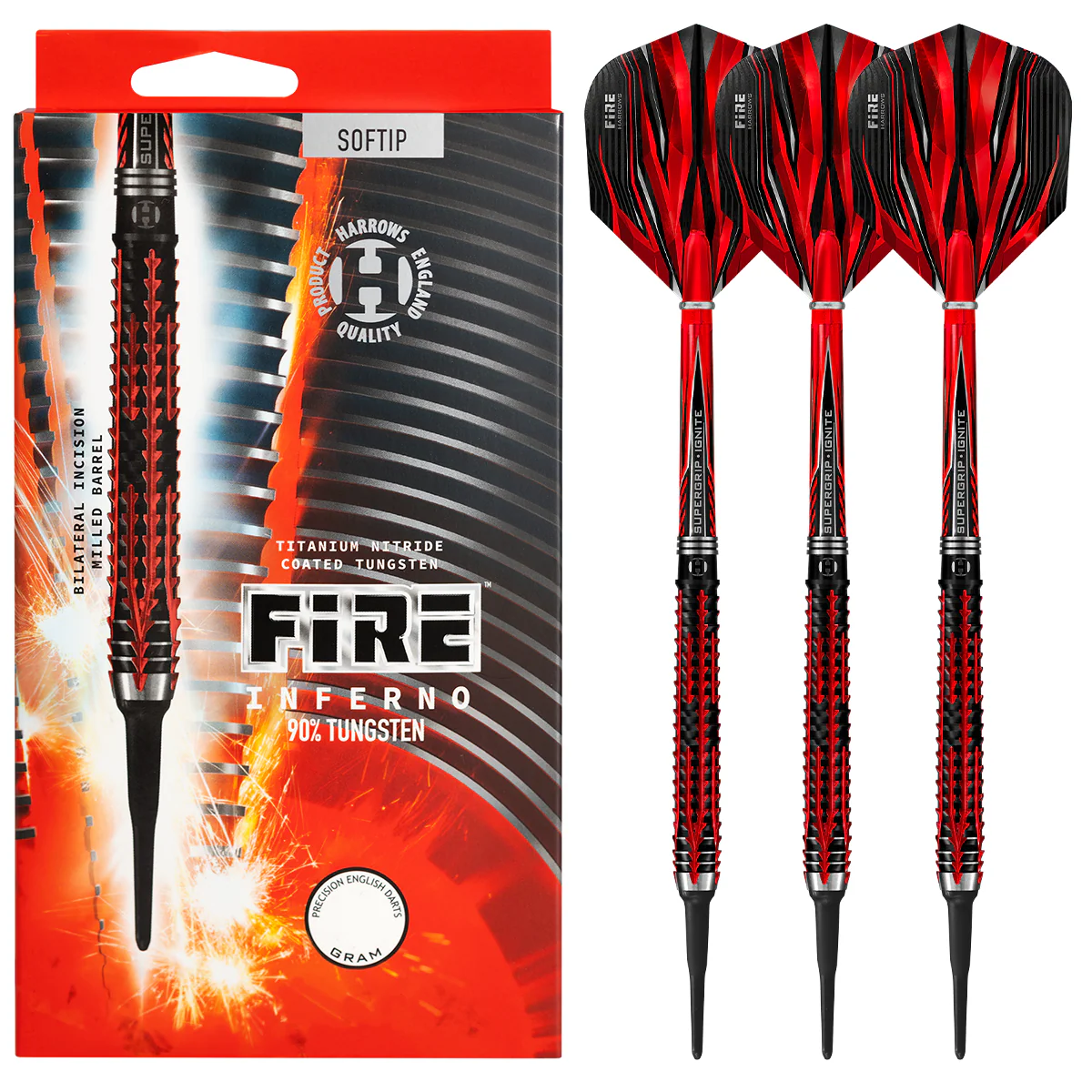 Fire Inferno 90% Soft Tip Darts