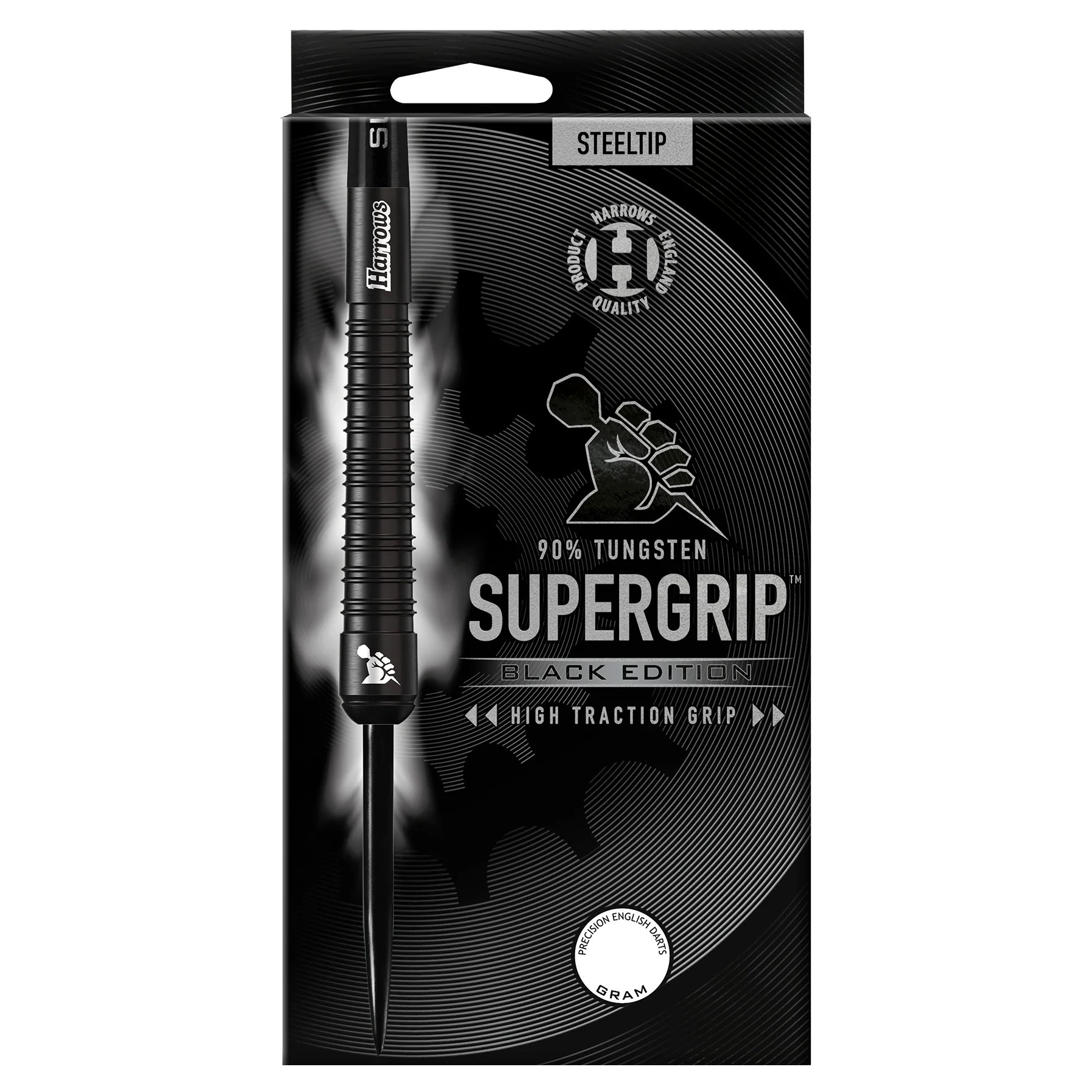 Supergrip 90% Black Edition Steel Tip Darts