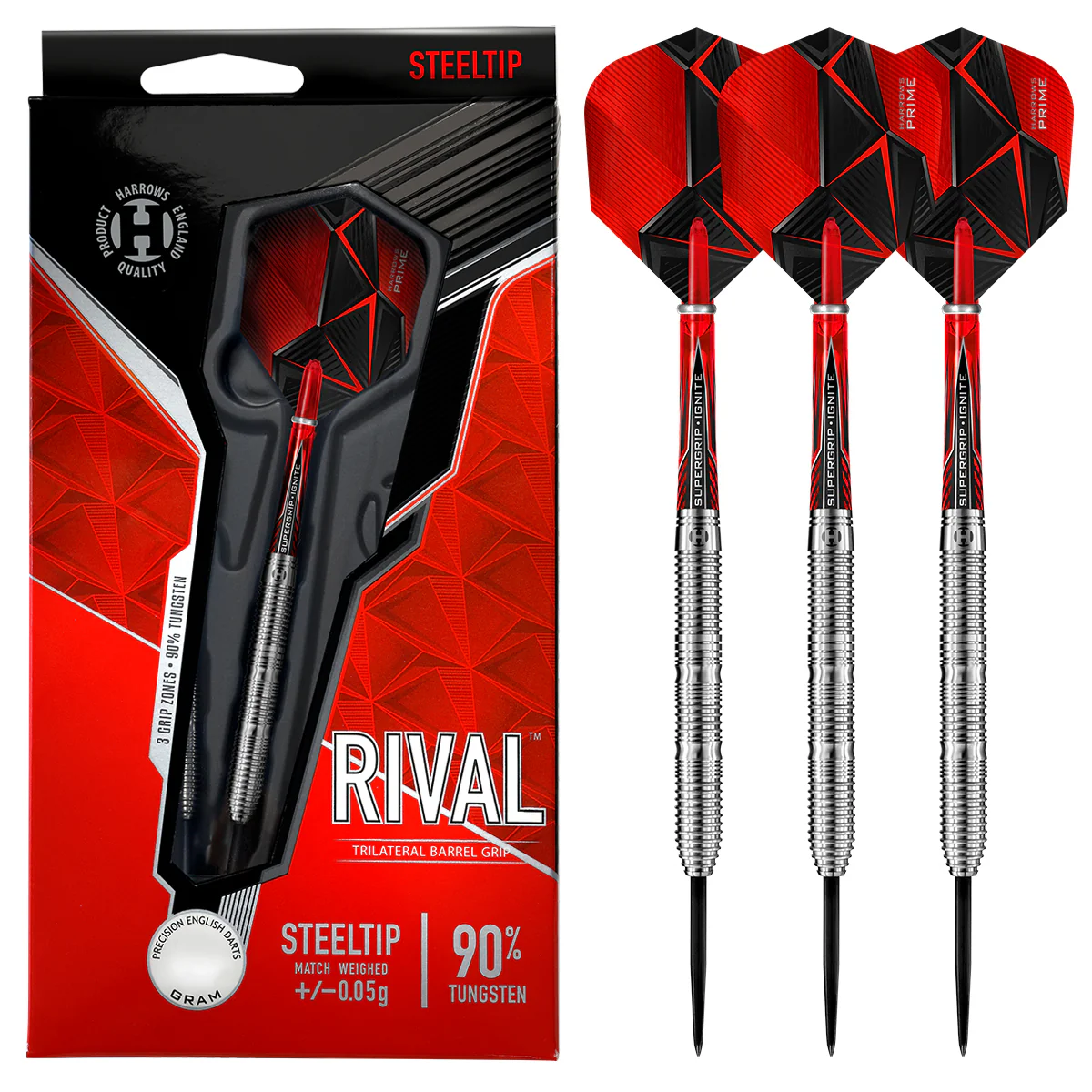 Rival 90% Steel Tip Darts