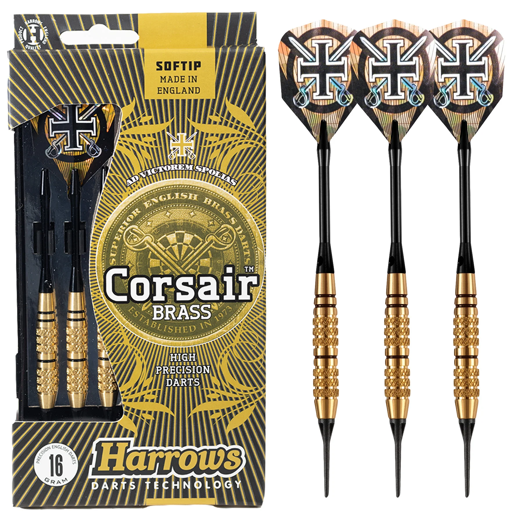 Corsair Black Soft Tip Darts