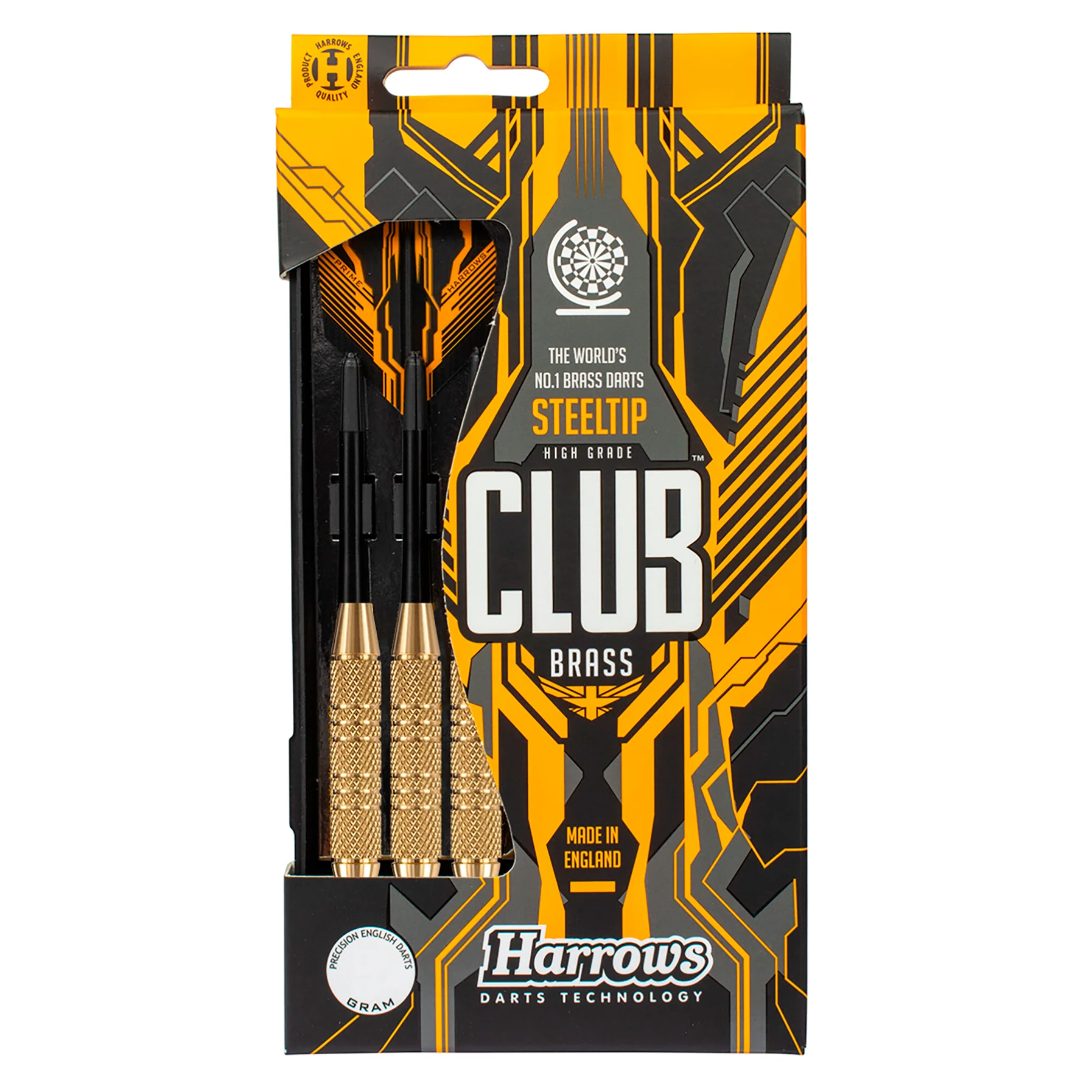 Club Brass 28gK Steel Tip Darts