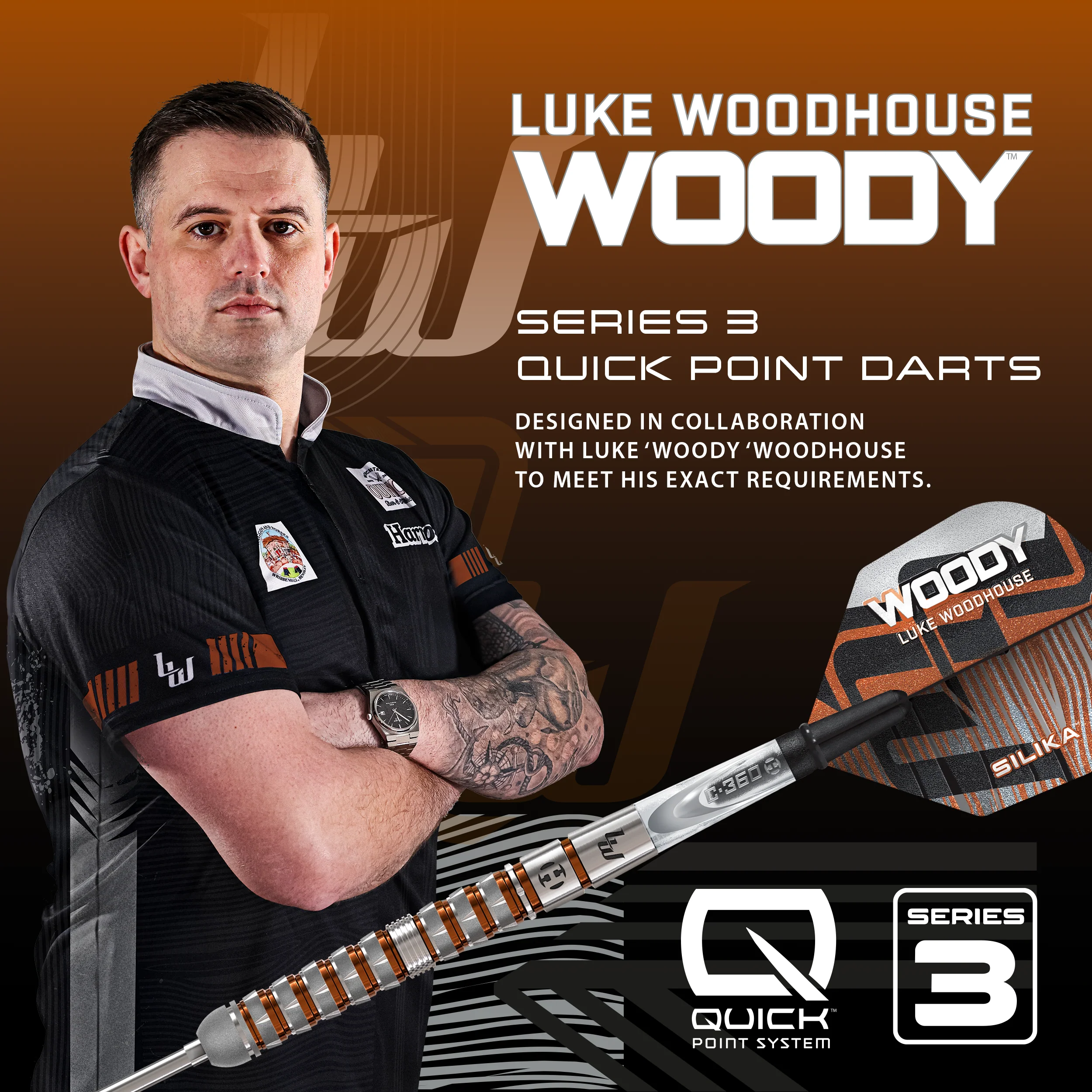 Luke Woodhouse 90% Series 3 Quick Point Darts