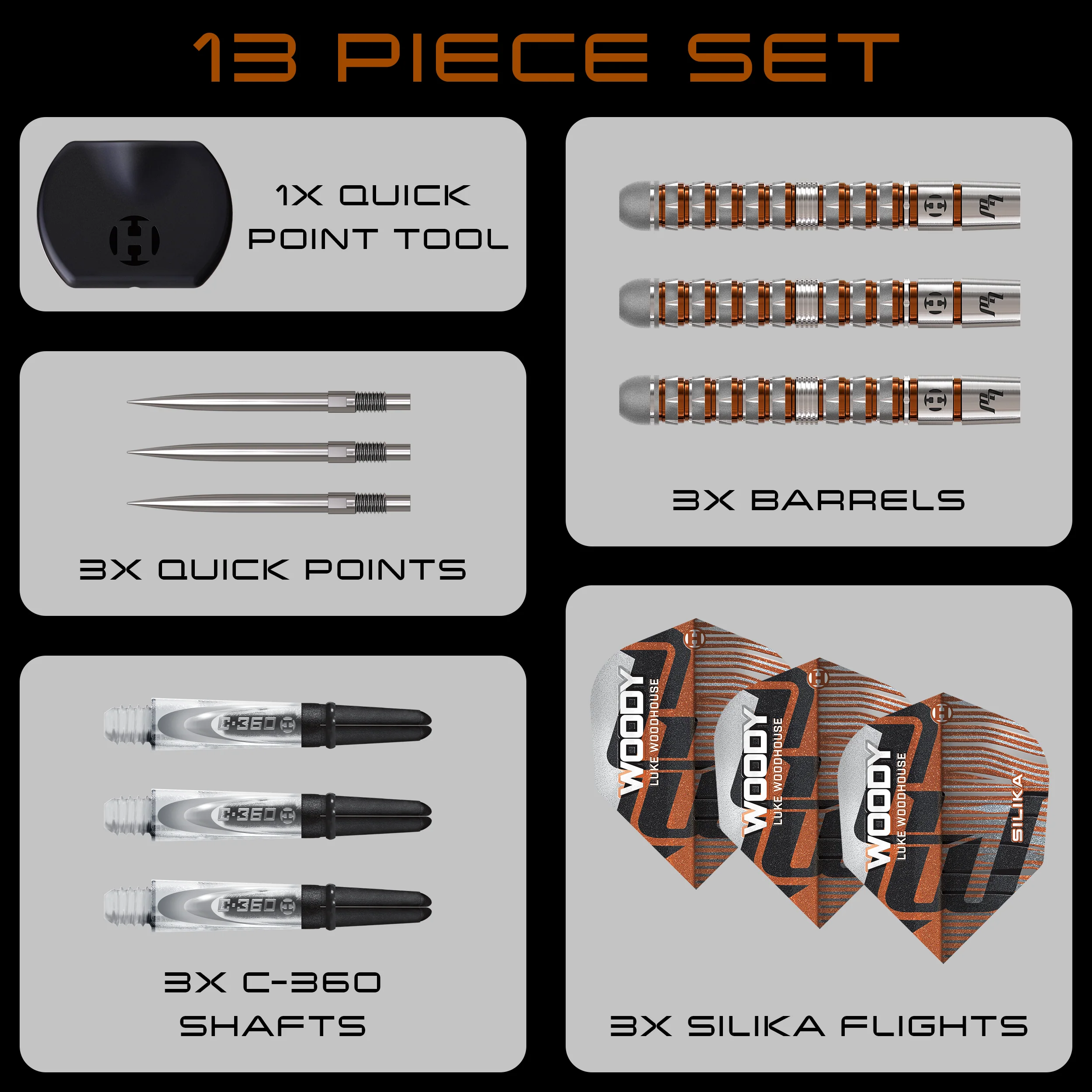Luke Woodhouse 90% Series 3 Quick Point Darts