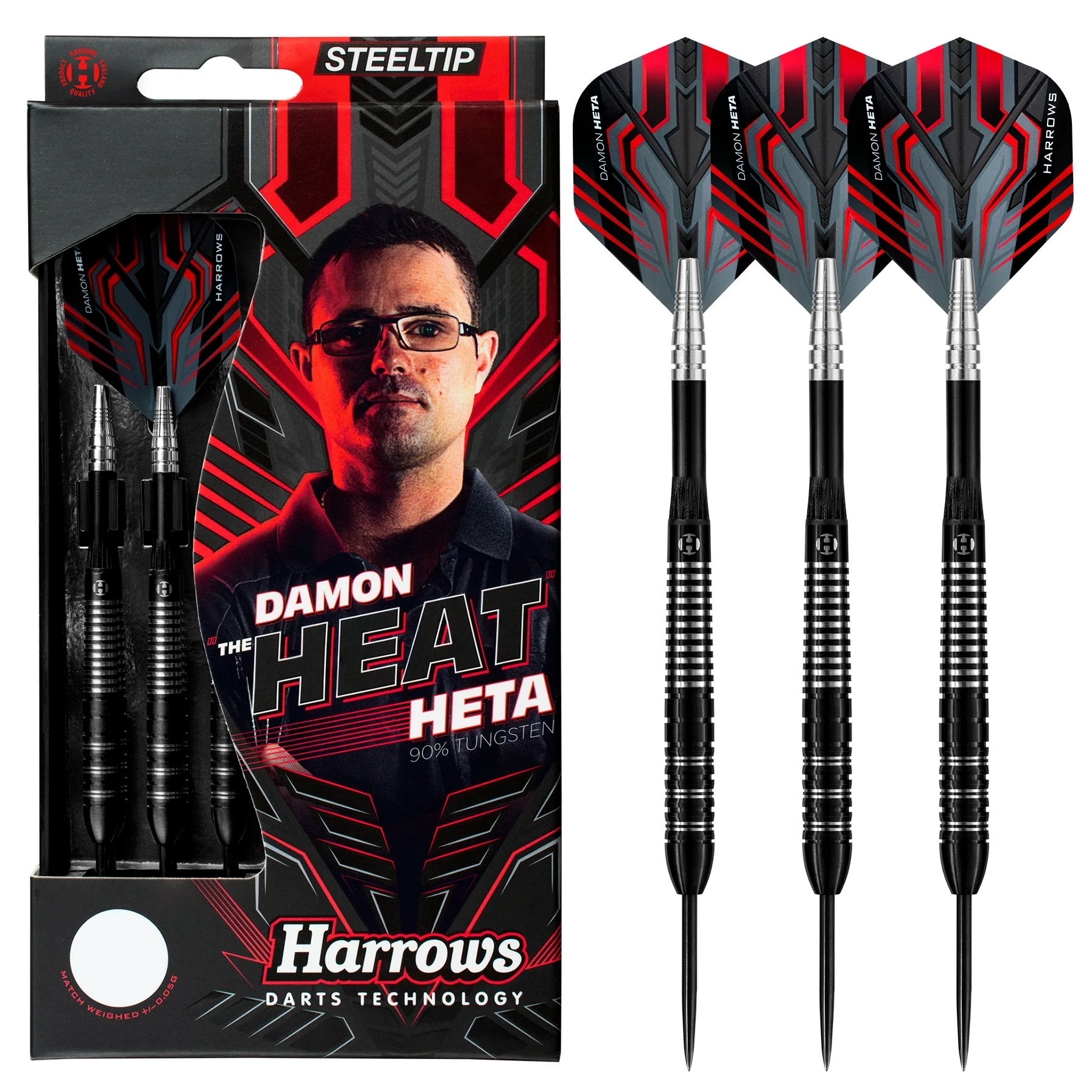 Damon Heta 90% Steel Tip Darts