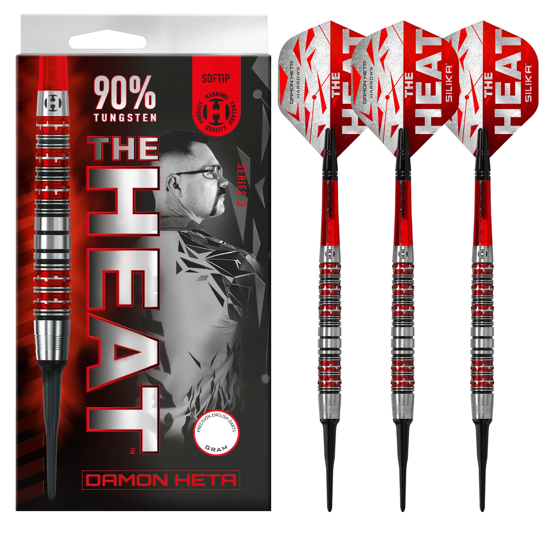 Damon Heta 90% Series 3 Soft Tip Darts
