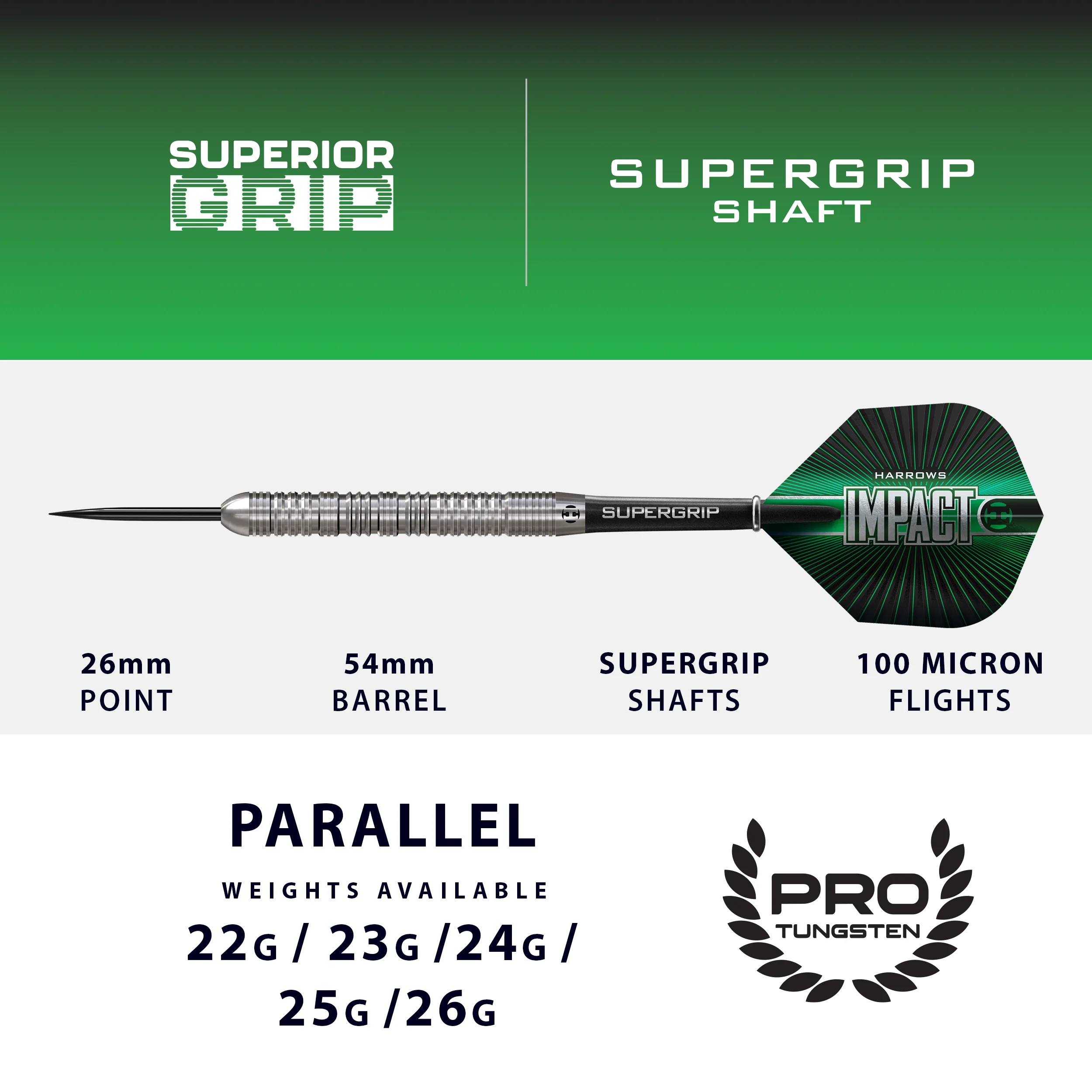 Impact Steel Tip Darts