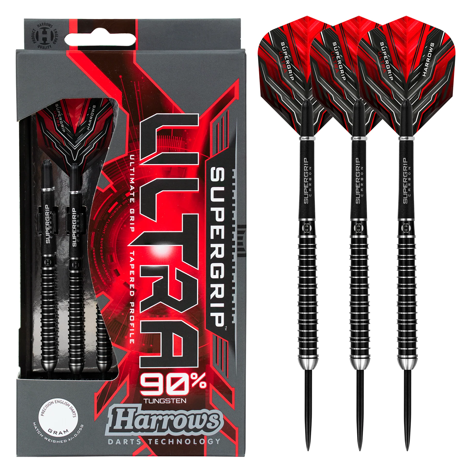 Supergrip Ultra 90% Steel Tip Darts
