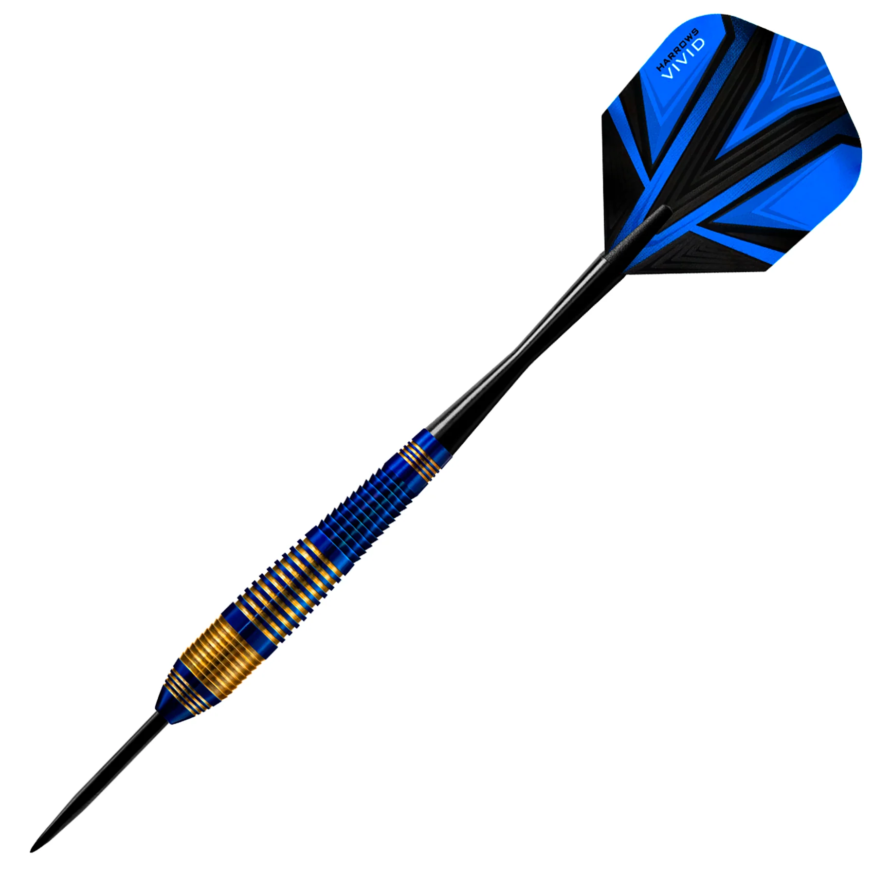 Vivid Brass - Blue Steel Tip Darts
