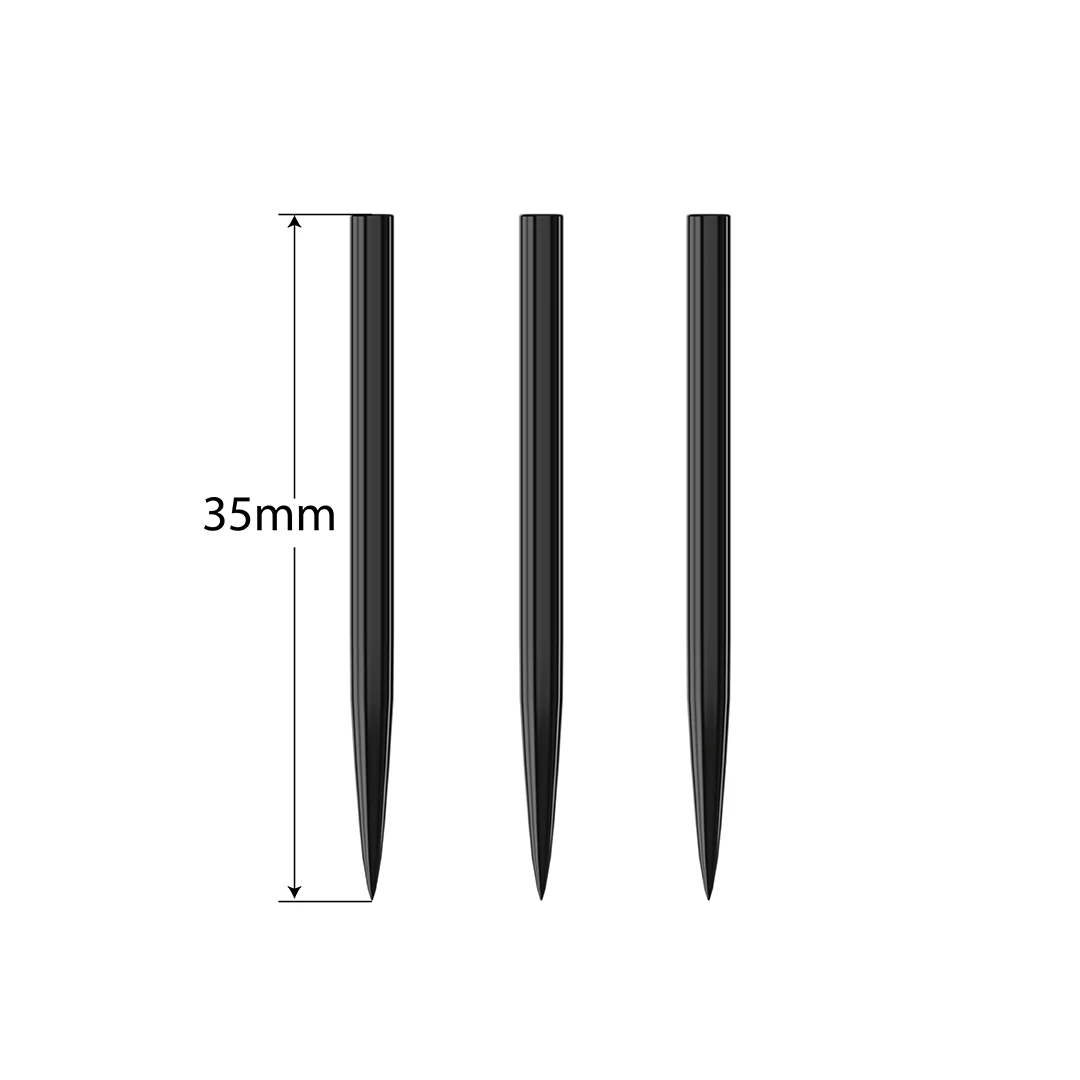 Black Steeltip Points - 35mm