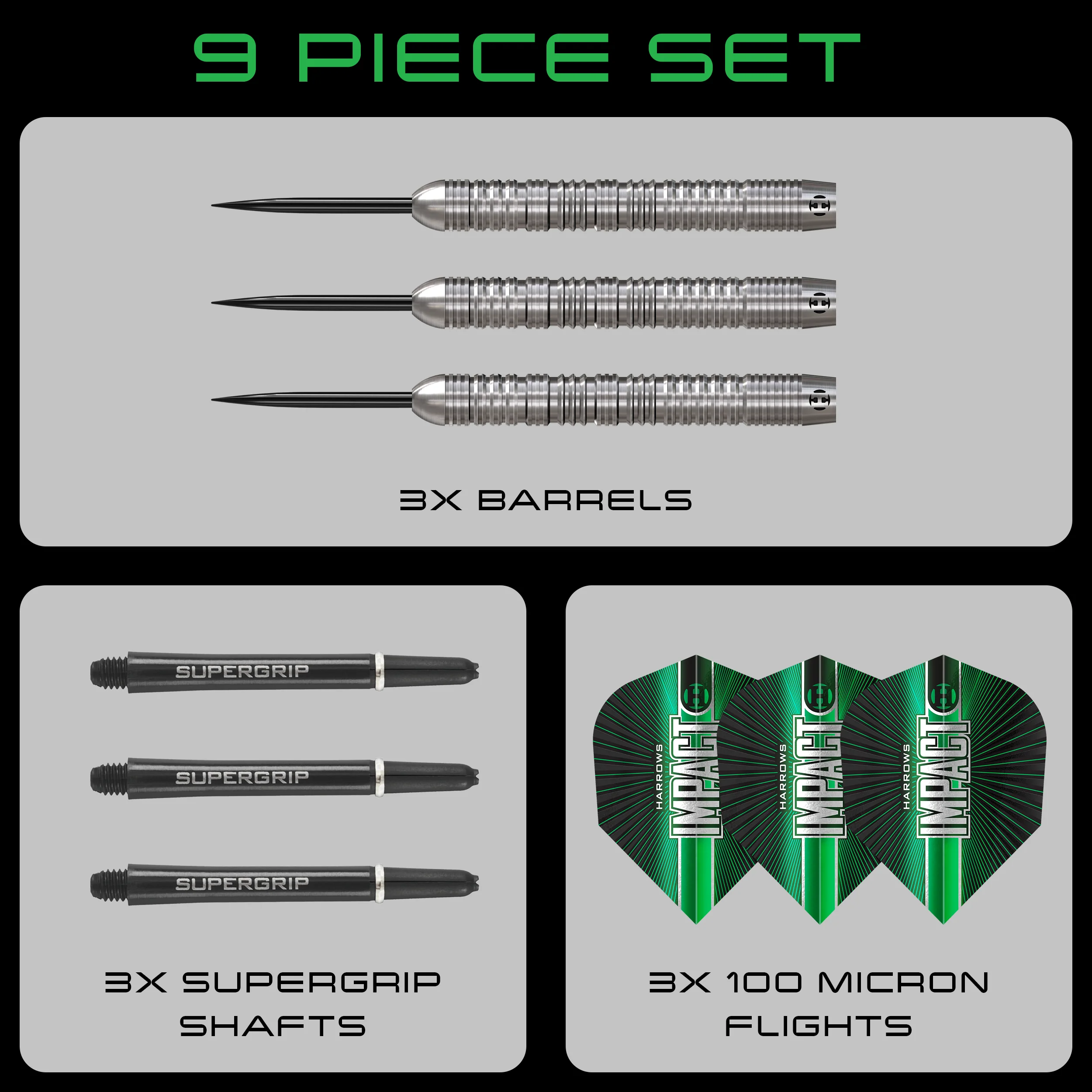 Impact Steel Tip Darts
